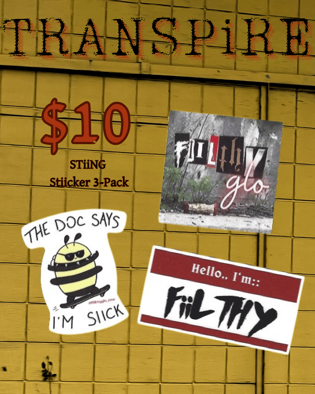 Image of 'STiiNG' FG Stiicker 3-Pack