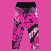 Image 2 of Abstract - Yoga Capri Leggings