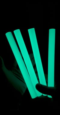 Image 4 of Emerald Green Glow Demonstrator bespoke pen blanks! High pressure cast. Maker Ready!