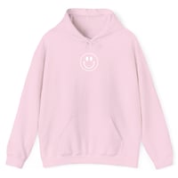 Image 2 of Love Yourself More Hoodie (Pink/White)