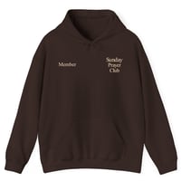 Image 2 of Sunday Prayer Club Hoodie (Brown/Cream)