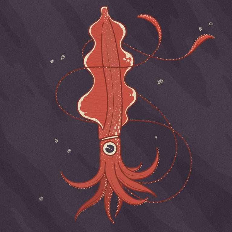 Giant Squid Sticker Image 2