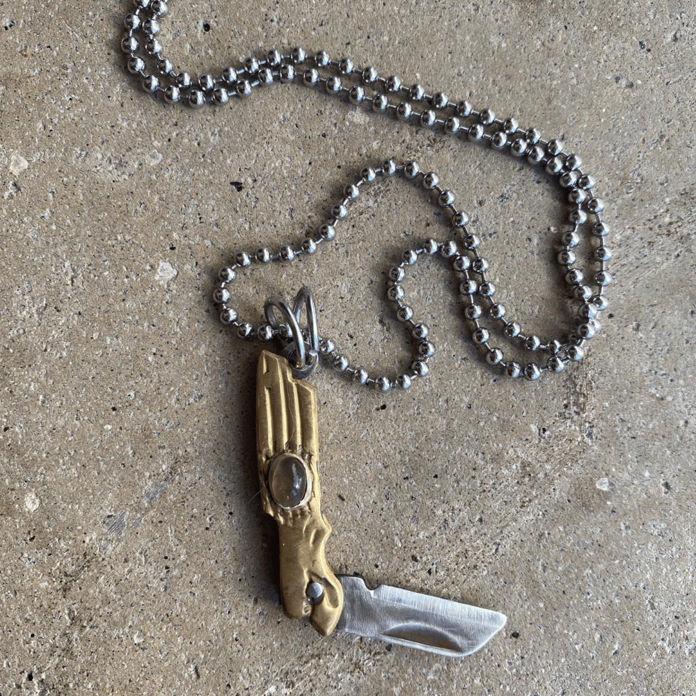 Mini Pocket Knife Necklaces