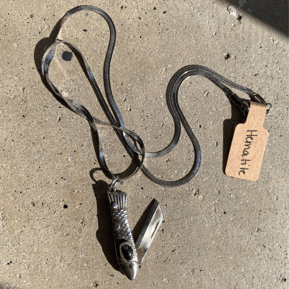 Mini Pocket Knife Necklaces