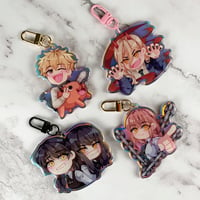 Image 1 of Chainsaw Man Keychains