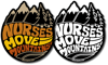 3.5" Nurses Move Mountains all weather sticker