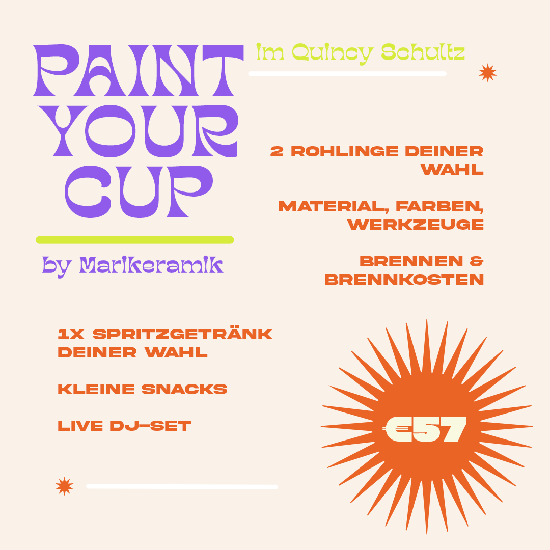 Image of Paint Your Cup / Ticket - 13.02.25 - 19-21 Uhr