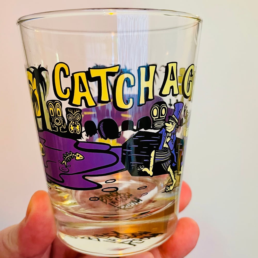 CATCH A GRAVE 15 oz Limited Edition Mai Tai Cocktail Glass