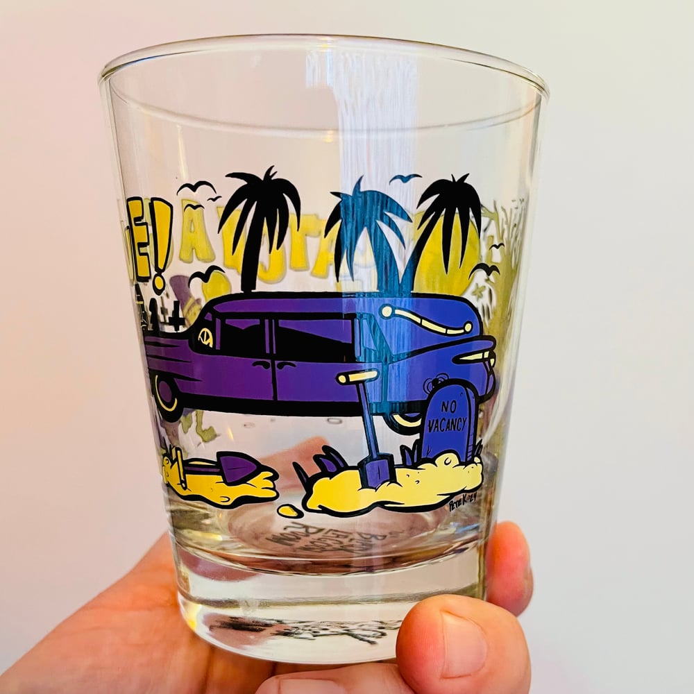 CATCH A GRAVE 15 oz Limited Edition Mai Tai Cocktail Glass