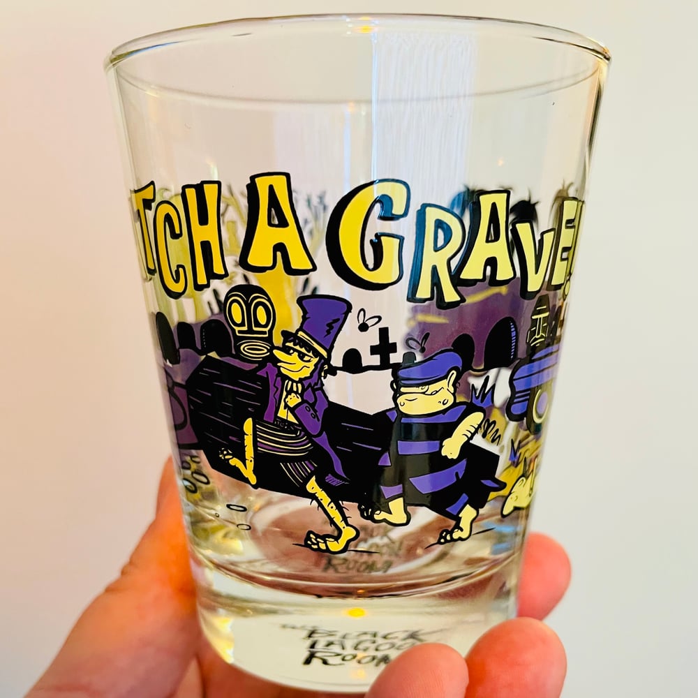 CATCH A GRAVE 15 oz Limited Edition Mai Tai Cocktail Glass