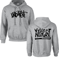 Grey Violent By Nature Hoodie