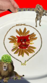 Image 3 de Collier pronom IEL or