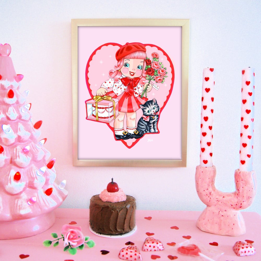 Image of Valentine Cutie 8.5 x 11 print