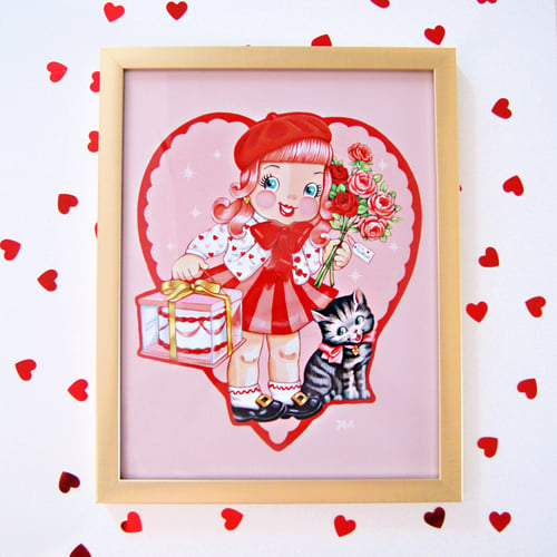 Image of Valentine Cutie 8.5 x 11 print