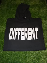 Image 2 of DIFFERENT "BOLD" BLACK HOODIE 