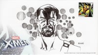 Royal Mail: X-Men First Day Envelope (w/ bearded COLOSSUS Sketch and COLOSSUS Stamp)