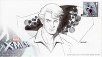 Royal Mail: X-Men First Day Envelope (w/ BANSHEE Sketch and ANGEL Stamp)