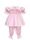 Image of Smocked Two Piece Set - Bubblegum Pink