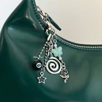 Image 2 of Spiral 8 Ball Keychain 