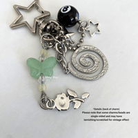 Image 3 of Spiral 8 Ball Keychain 