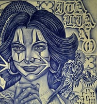 Image 3 of "Italiano contemporaneo" / blue bic pen