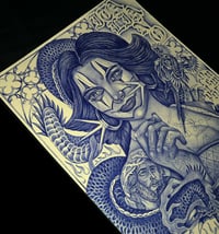 Image 4 of "Italiano contemporaneo" / blue bic pen