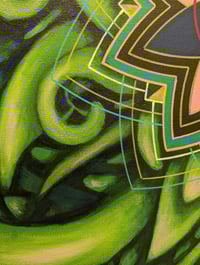 Image 4 of "Jazz Cabbage" Original Painting - Acrylic on Canvas