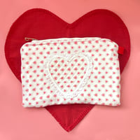 Image 9 of Heart Zipper Bags