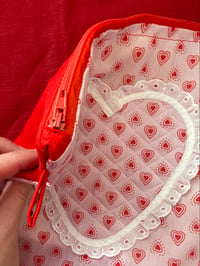 Image 8 of Heart Zipper Bags