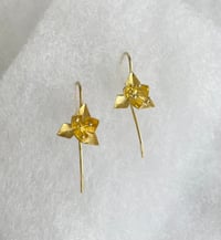 Image 4 of Origami lily earrings