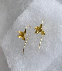 Image 5 of Origami lily earrings