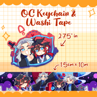 Original Keychain & Washi Tape