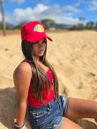 Image 1 of RED ULUA SNAPBACKS 