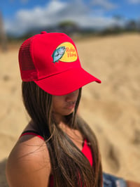 Image 2 of RED ULUA SNAPBACKS 