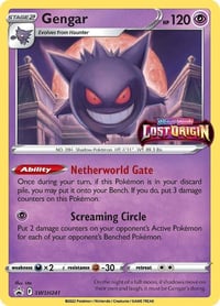 Gengar - SWSH241 (Prerelease) - SWSH: Sword & Shield Promo Cards - Lightly Played