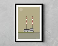 Poolbeg Chimneys. Dublin