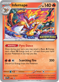 Infernape - 116 - SV: Scarlet & Violet Promo Cards - Near Mint