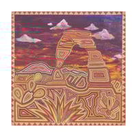 Image 2 of 14x14" Delicate Arch Canvas Print 