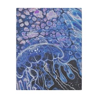 Image 2 of 8x10" Cosmic Jellyfish Canvas Print