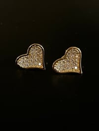 Diamond Accent Heart Stud