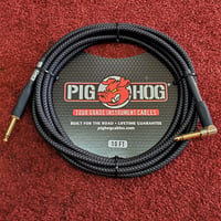 Image 1 of Pig Hog 10 Foot 1/4" Black Braided Instrument Cable