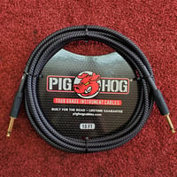 Image 4 of Pig Hog 10 Foot 1/4" Black Braided Instrument Cable