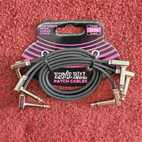 Image 3 of Ernie Ball Flat Ribbon Patch Cable 3 Packs - 3'" 6" and 12"