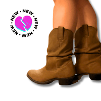 SHYANNE BROWN SLOUCH LEATHER BOOTS | WOMEN’S SIZE 10