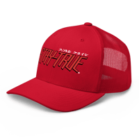 Image 2 of TRUE-UPS TRUCKER CAP (RED)