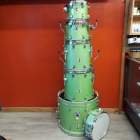 Image 8 of Ludwig Element Evolution 6 Piece Drum Kit - Mint Sparkle Finish