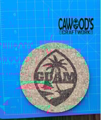 Image 6 of Guam Seal or CNMI Cork Coasters (4pc) Set