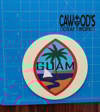 Image 3 of Guam Seal Coaster (4pc) Set