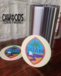Image 1 of Guam Seal Coaster (4pc) Set
