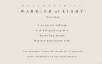 Image 2 of · W A R R I O R  O F  L I G H T ·